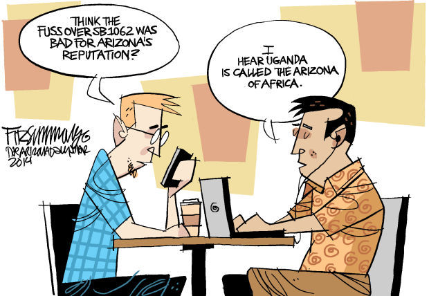 Daily Fitz Cartoon:The punchline state